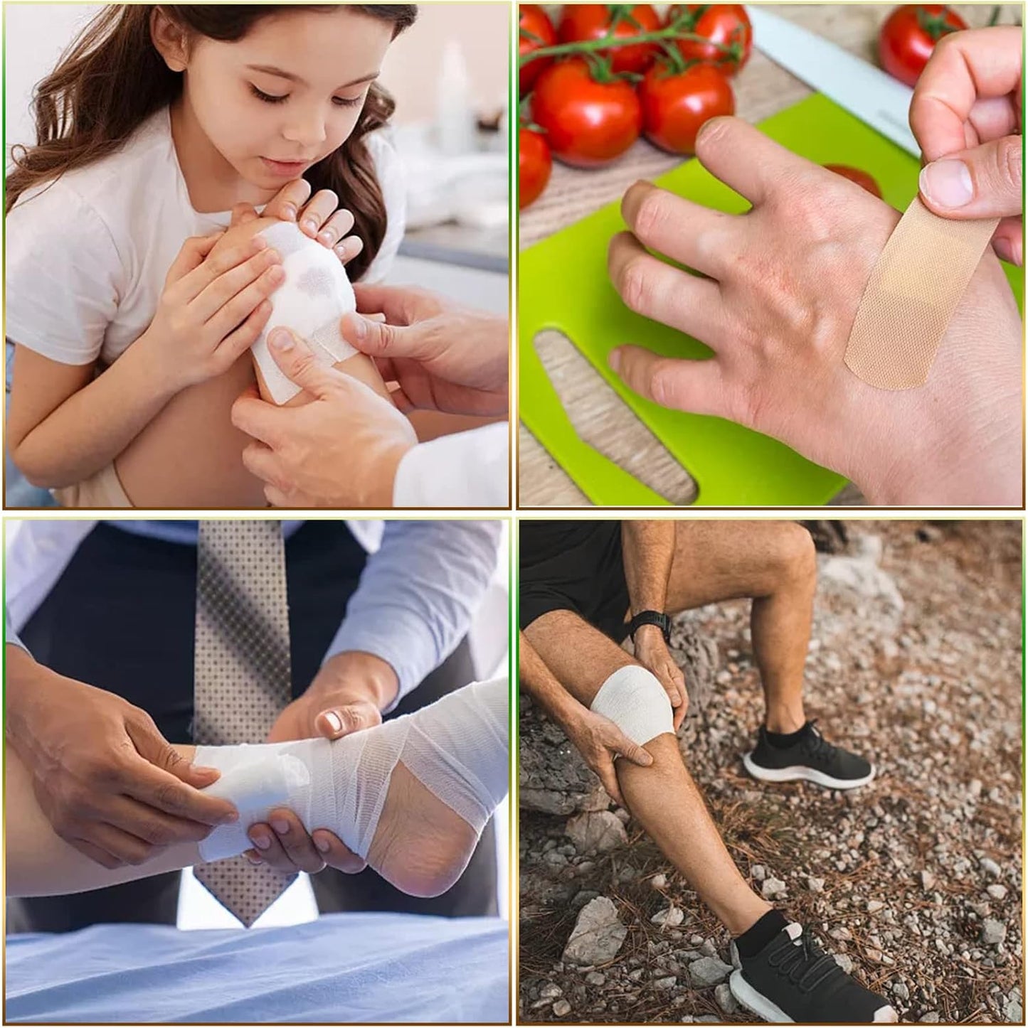 276-piece first aid kit for home, car, camping, and hiking