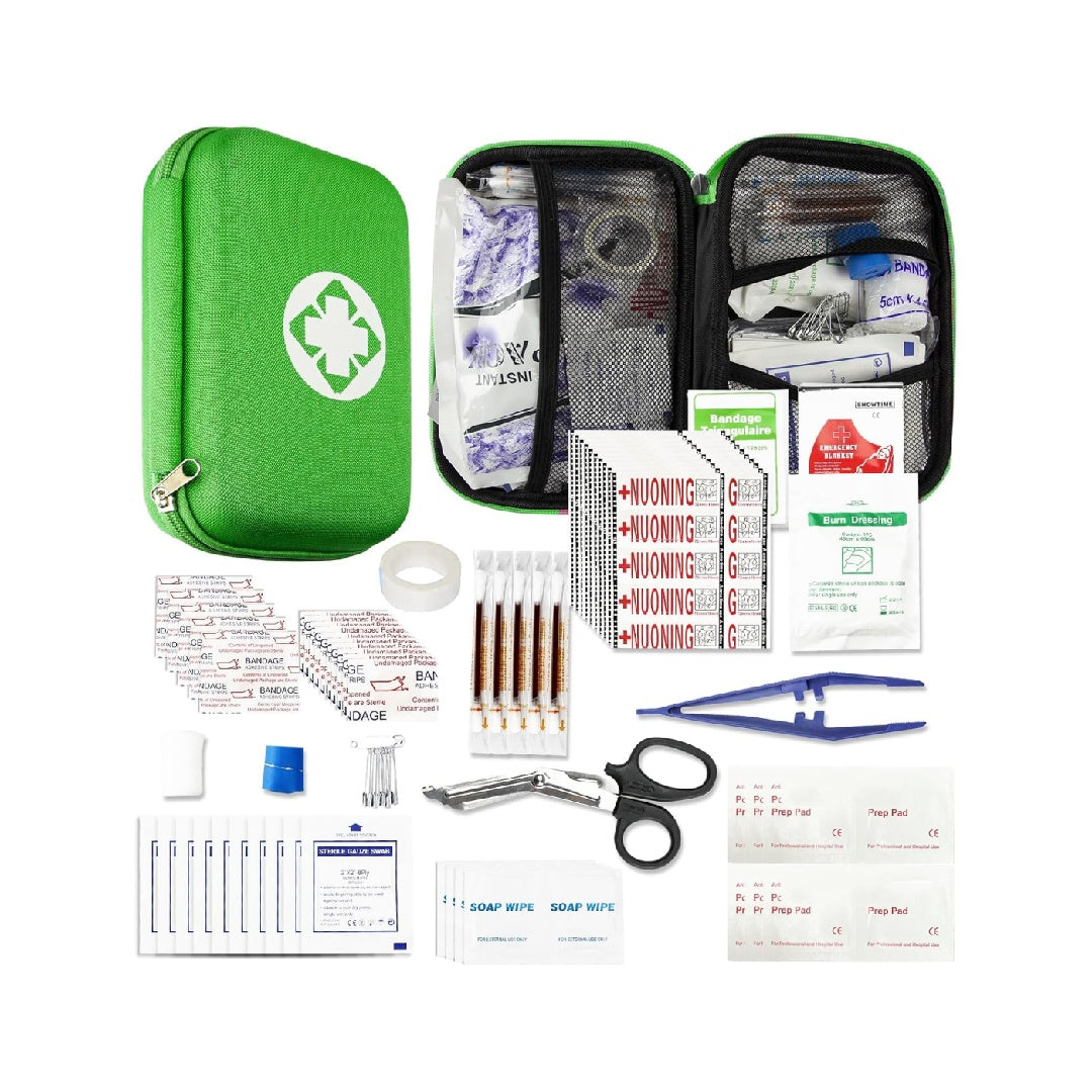 276-piece first aid kit for home, car, camping, and hiking