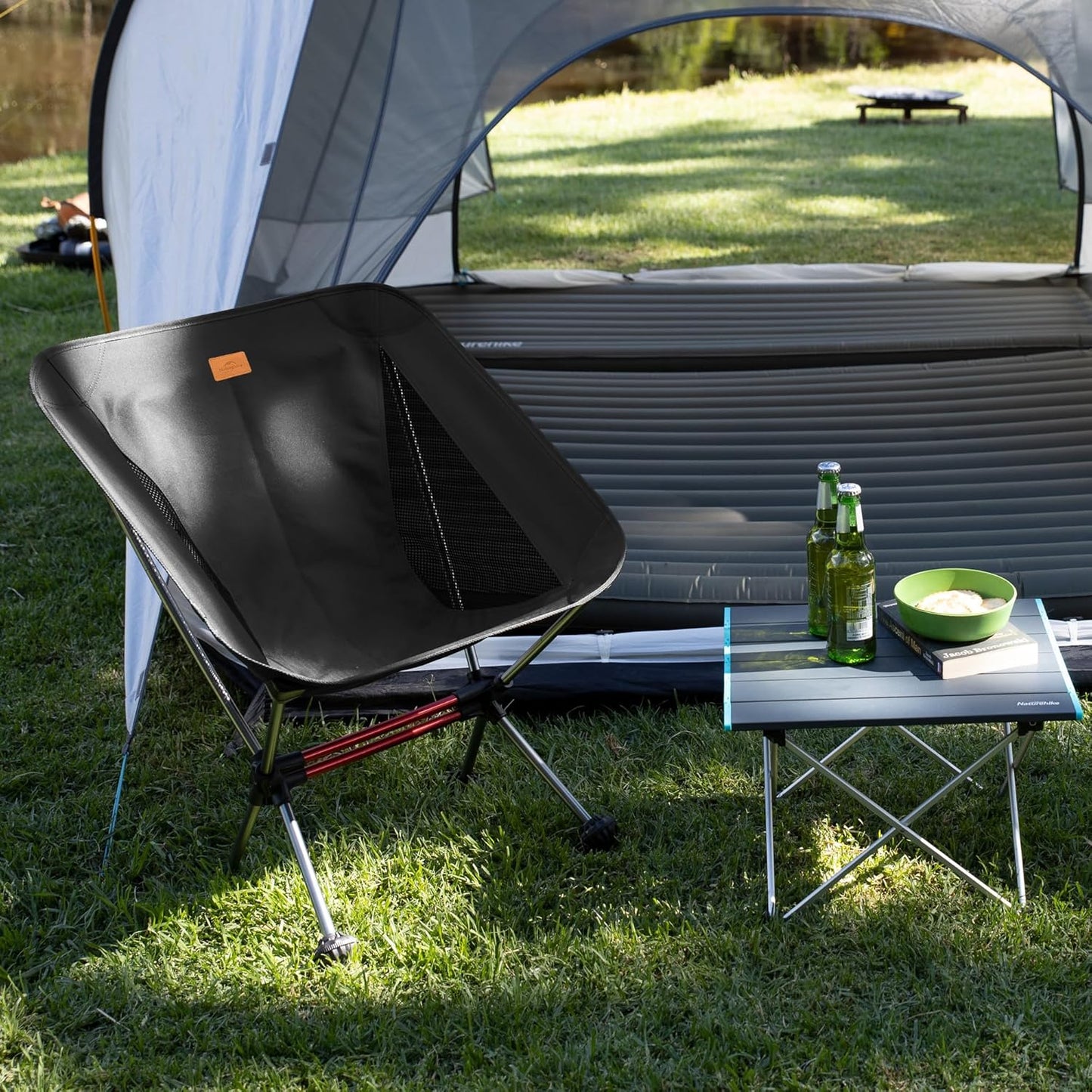 Naturehike YL08 Ultralight Camping Chair, Foldable Camping Chair Folding Hiking Chair
