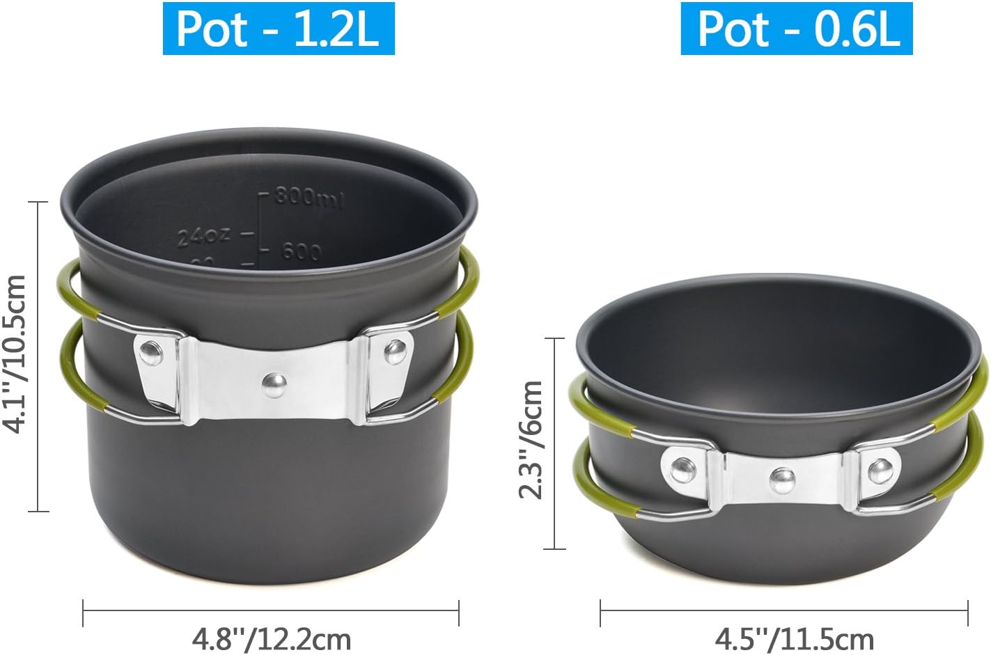 Odoland Camping Cooker Stove for Outdoor Camping Hiking and Picnic
