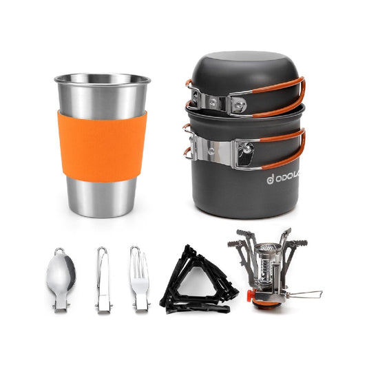 Odoland Camping Cooker Stove for Outdoor Camping Hiking and Picnic