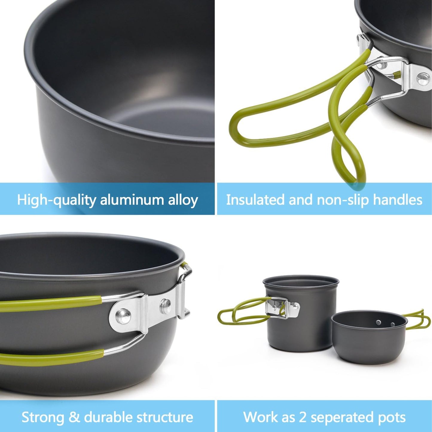 Odoland Camping Cooker Stove for Outdoor Camping Hiking and Picnic