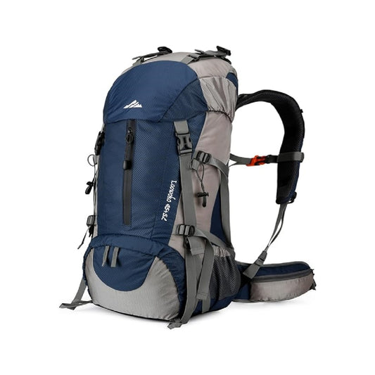 Loowoko 50L Hiking Backpack, Waterproof Camping Essential Bag, 45+5L Lightweight Backpack