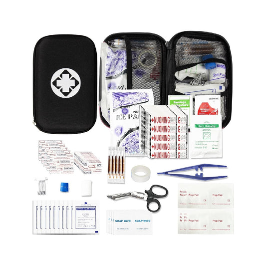 276-piece first aid kit for home, car, camping, and hiking